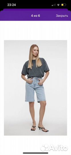 Шорты бермуды женские джинсовые