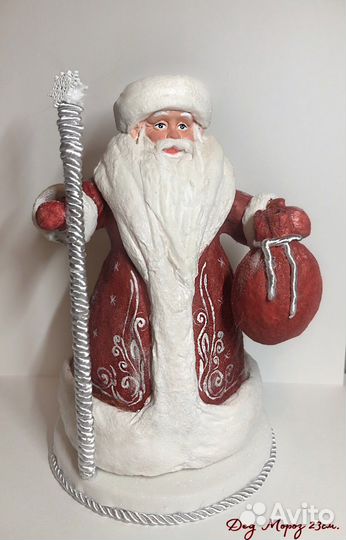 Дед мороз и снегурочка ватные