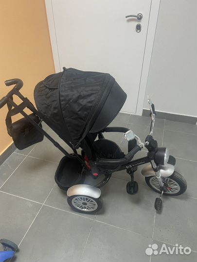 Детский велосипед с ручкой новый