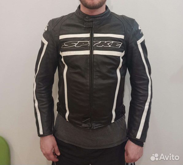 Мотокуртка кожаная, Spyke, 50 размер