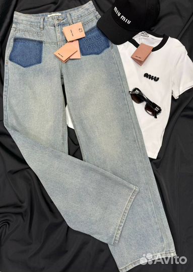 Джинсы miu miu