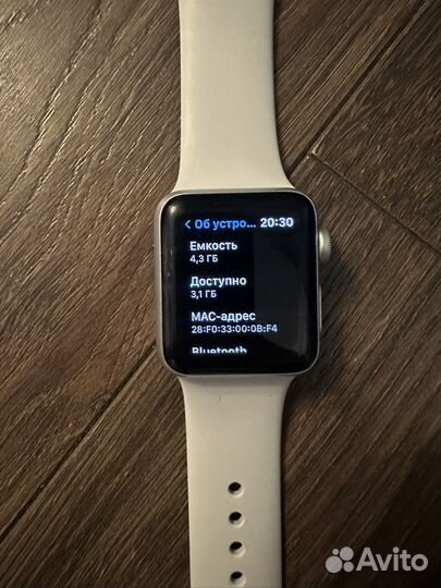 Часы apple watch 3 38 mm