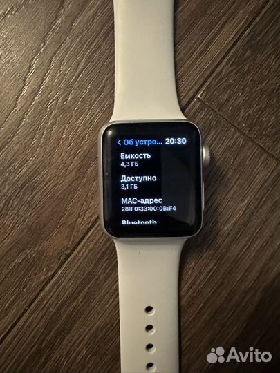 Часы apple watch 3 38 mm