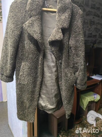 Пальто Чебурашка Тедди 46