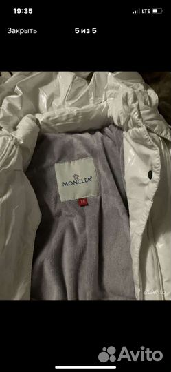 Зимний комбинезон для девочки 68-74 moncler