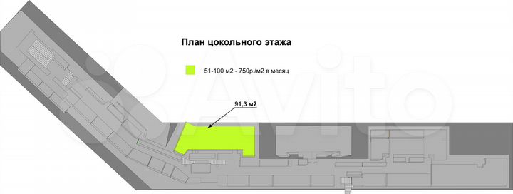Торговая площадь, 90 м²