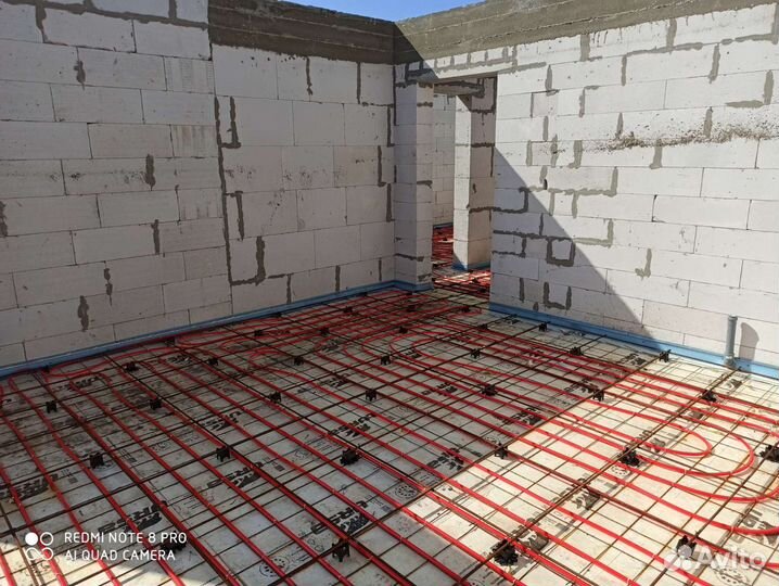 Тёплые полы под ключ