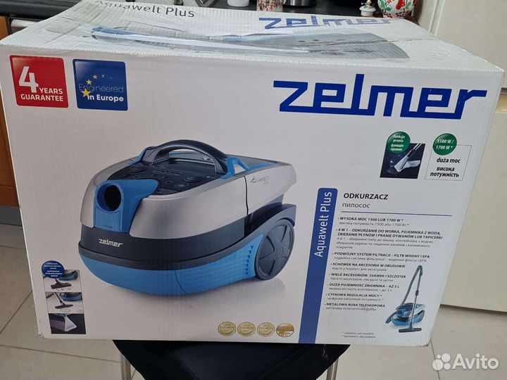 Моющий пылесос Zelmer новый