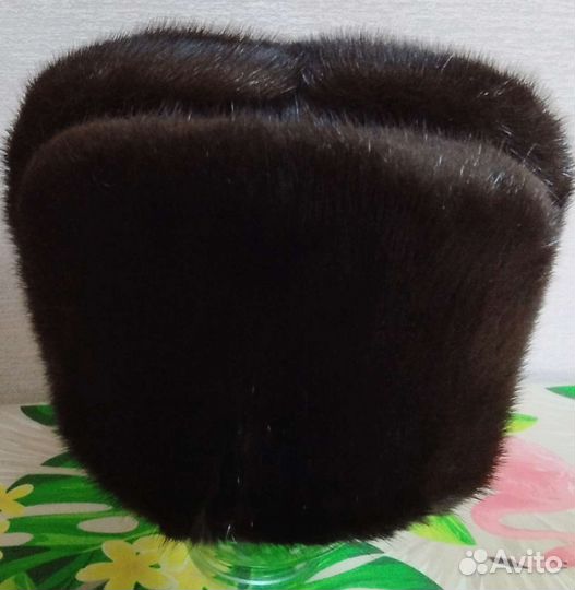 Норковая шапка мужская