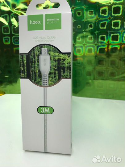 Зарядное устройство USB кабель micro USB hoco X20