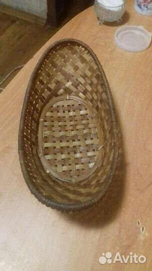 Плетеная вазочка