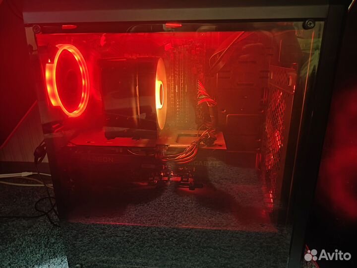 Игровой пк r5 5600x/rx 6600/32 гб