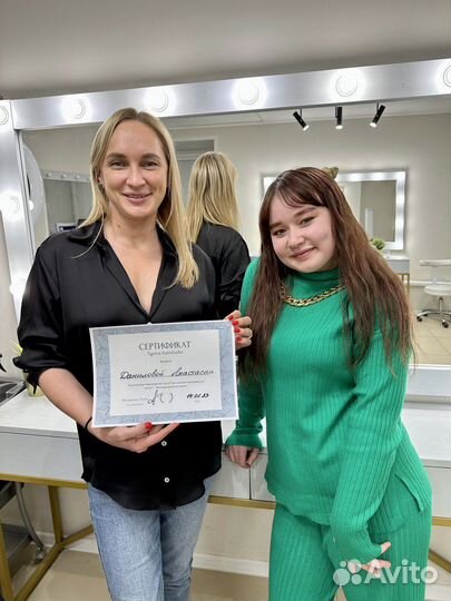 Обучение наращиванию волос и афрркудрям