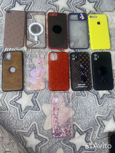 Чехлы iPhone 7,11,6 и 8 plus, infinix,honor