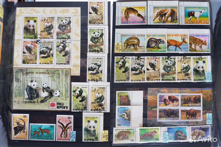 Марки. Фауна. Набор № 2