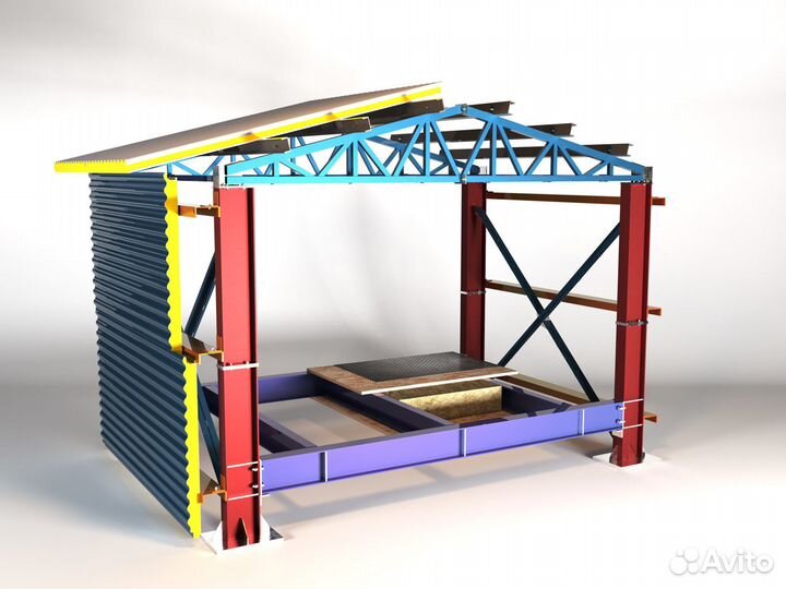 Кмд Проектирование металлоконструкций деталировка