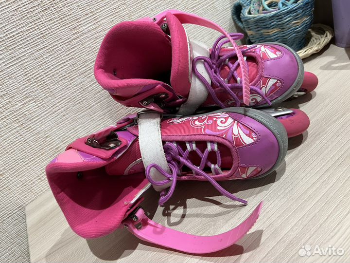 Роликовые коньки детские раздвижные