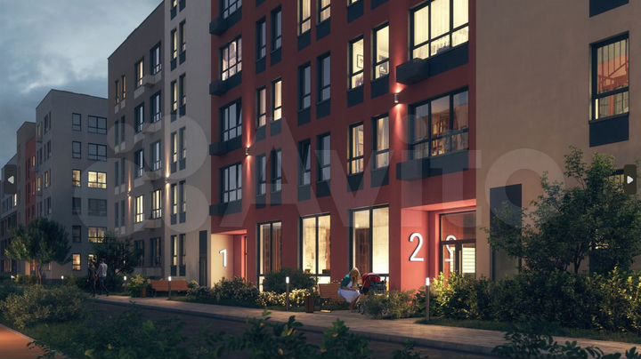 1-к. квартира, 34 м², 2/5 эт.