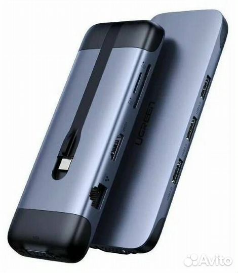 Хаб USB Ugreen CM286 USB-C Multifunction Adapter