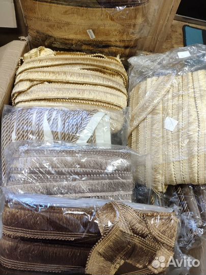 Кант-Шнур и бахрома для штор,подушек,покрывал