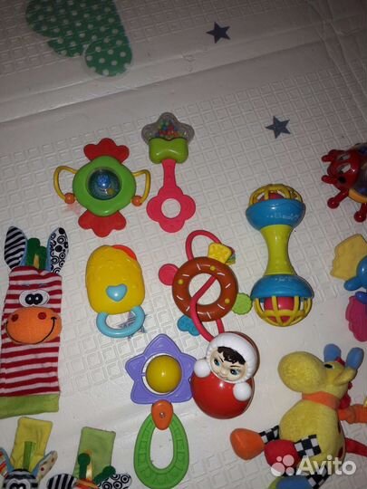 Погремушки подвески игрушки от рождения пакетом