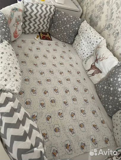 Бортики в кроватку