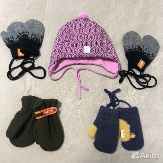 Шапка, рукавички H&M, Nels