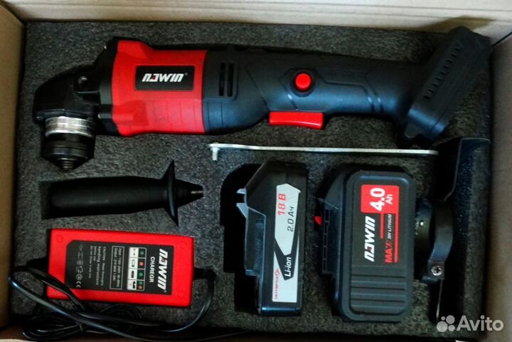 Nawin Аккумуляторная угловая шлифовальная машина