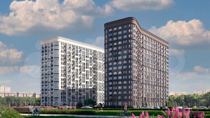 1-к. квартира, 39,6 м², 3/16 эт.