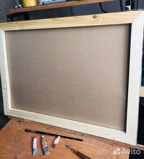 Картина маслом на холсте маки