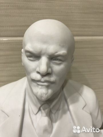Бюст Ленина. Фарфор. Бисквит. лфз