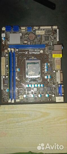 Материнская плата- gа-Н61М-DGS плашка drr 3 8гб