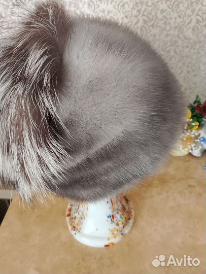 Шапка норковая женская