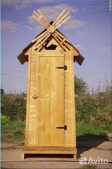 Уличный туалет с установкой Ч434