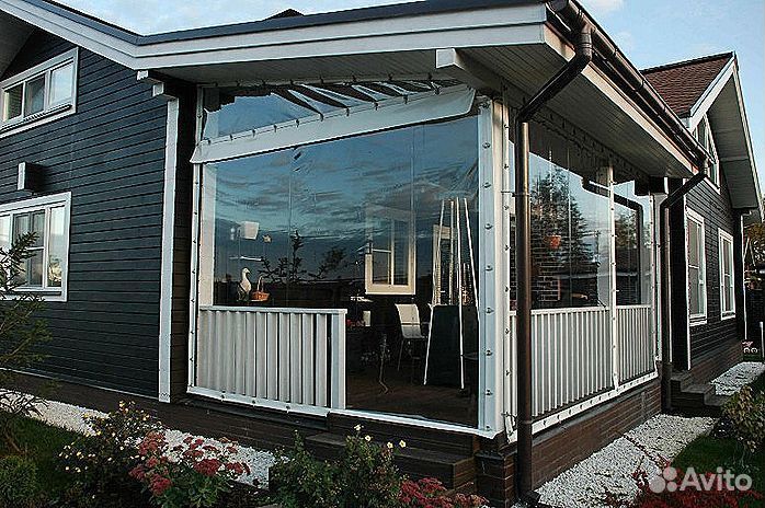 Мягкие окна для террасы, веранды беседки, под ключ