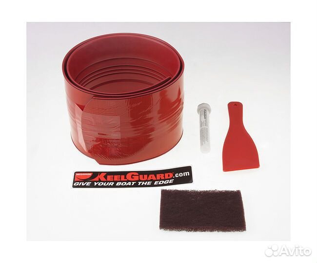 Защита киля KeelGuard, 1.22 м, красный цвет