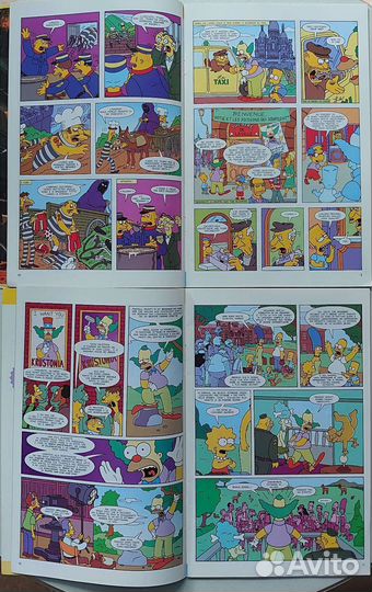 Комиксы Simpson на итальянском языке