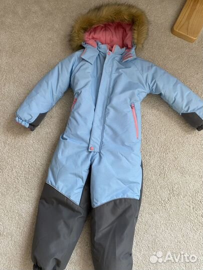 Зимний комбинезон для девочки 122