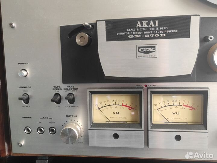 Катушечный магнитофон akai gx 270D