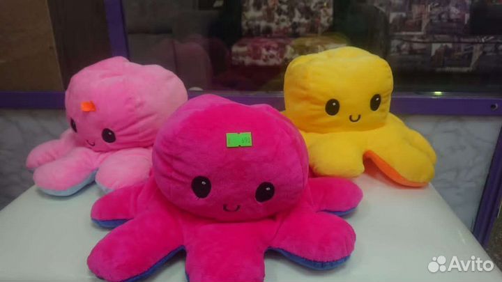 Игрушка осьминожка перевертыш средний купить