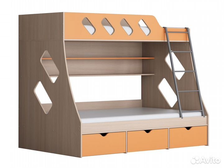 Кровать двухъярусная дельта-20.01