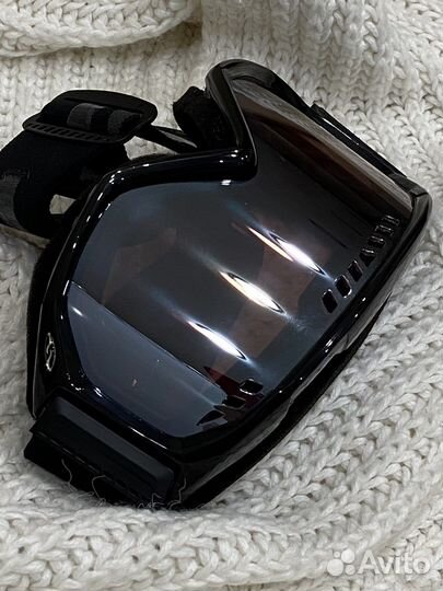 Горнолыжные очки smith черные новые