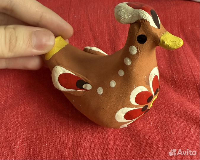 Глининая свистулька СССР