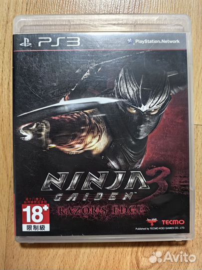 Ninja gaiden 3 Razor's диск PS3 N1