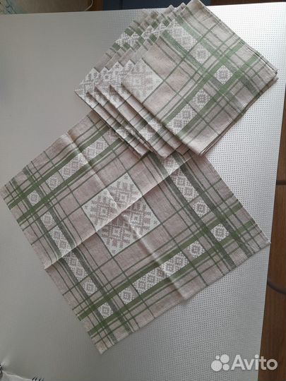 Салфетки, скатерти, полотенца