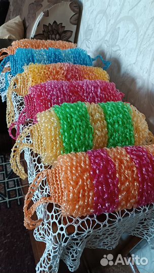 Мочалки ручной работы