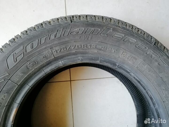 Один баллон Cordiant sport 175/70 R13