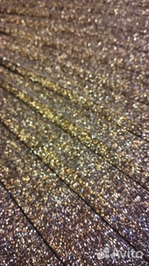 Юбка трикотажная плиссе миди M-XXL