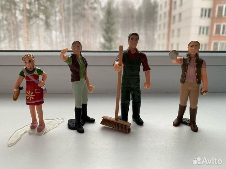 Конюшня Schleich, лошади, фигурки