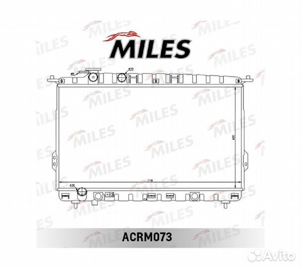 Радиатор hyundai sonata 2.0-2.7 (мех. Сб